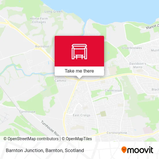 Barnton Junction, Barnton map