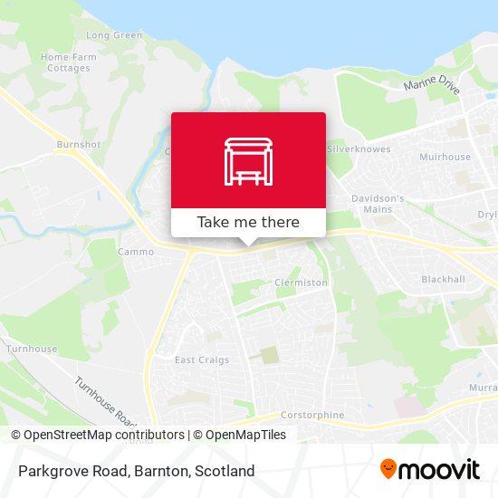 Parkgrove Road, Barnton map