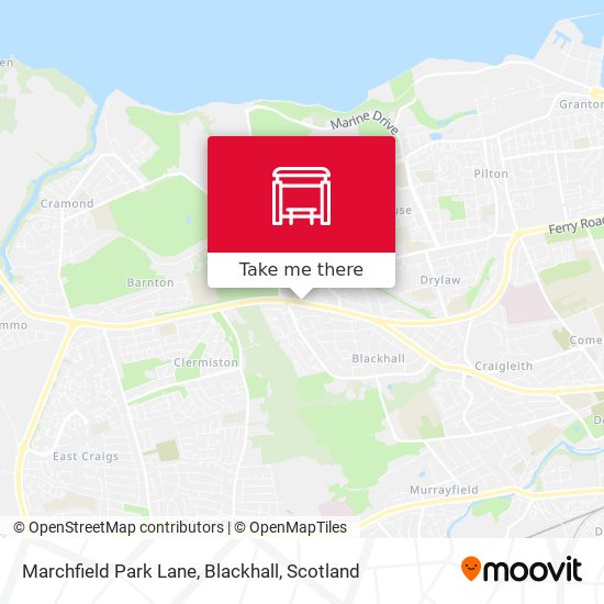 Marchfield Park Lane, Blackhall map