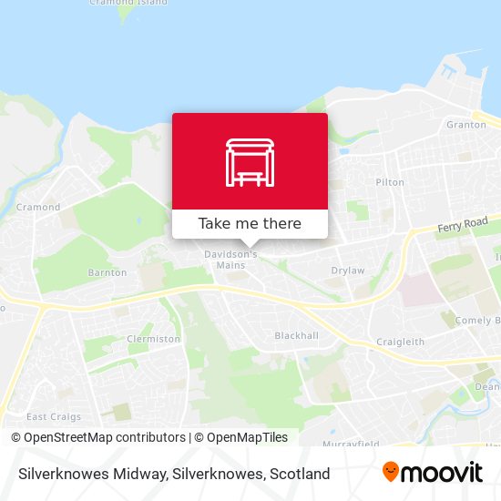 Silverknowes Midway, Silverknowes map