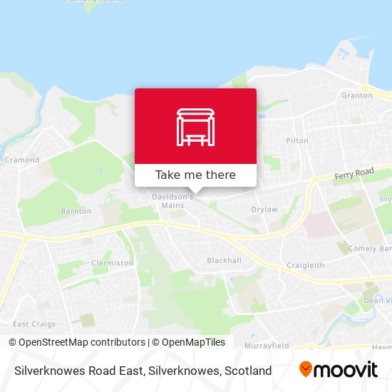 Silverknowes Road East, Silverknowes map