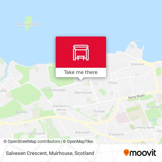 Salvesen Crescent, Muirhouse map