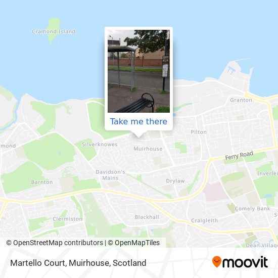 Martello Court, Muirhouse map