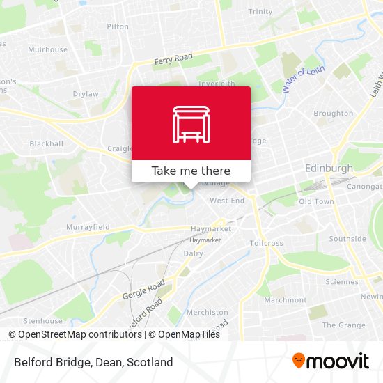 Belford Bridge, Dean map