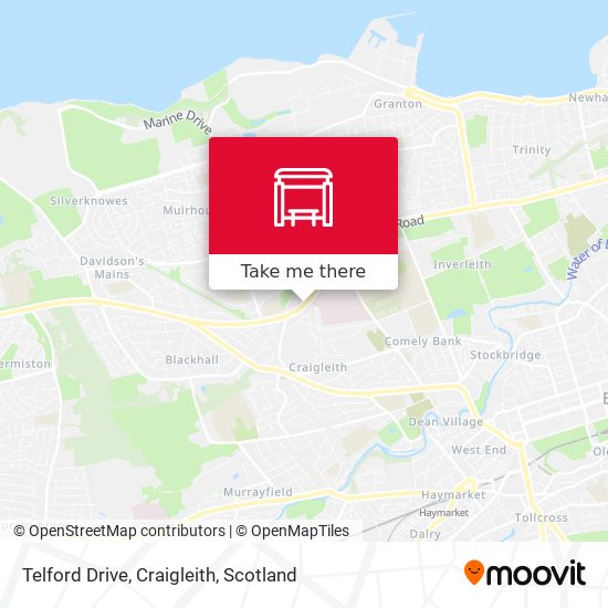 Telford Drive, Craigleith map