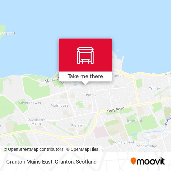 Granton Mains East, Granton map