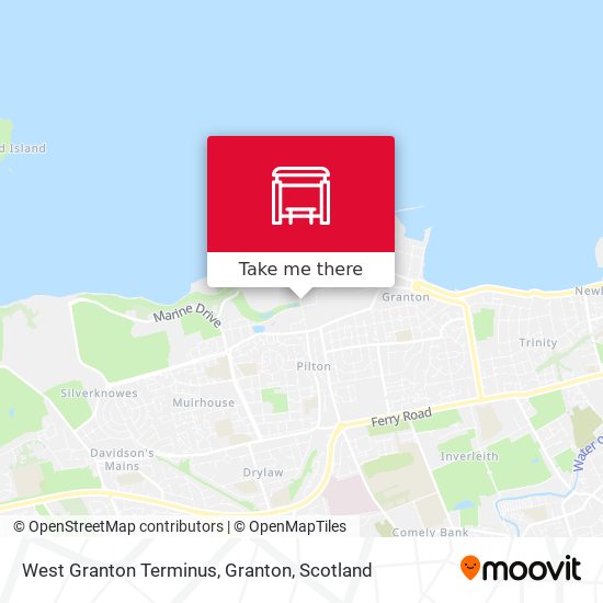 West Granton Terminus, Granton map
