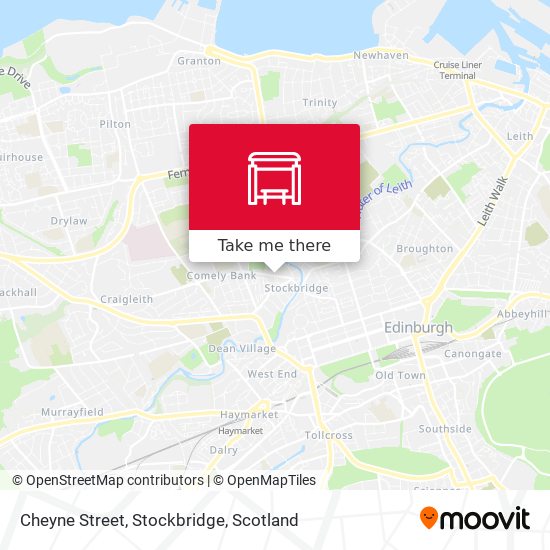 Cheyne Street, Stockbridge map