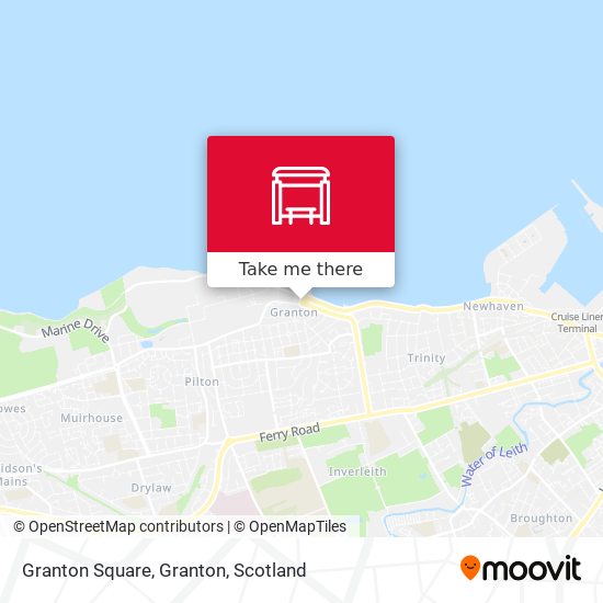 Granton Square, Granton map