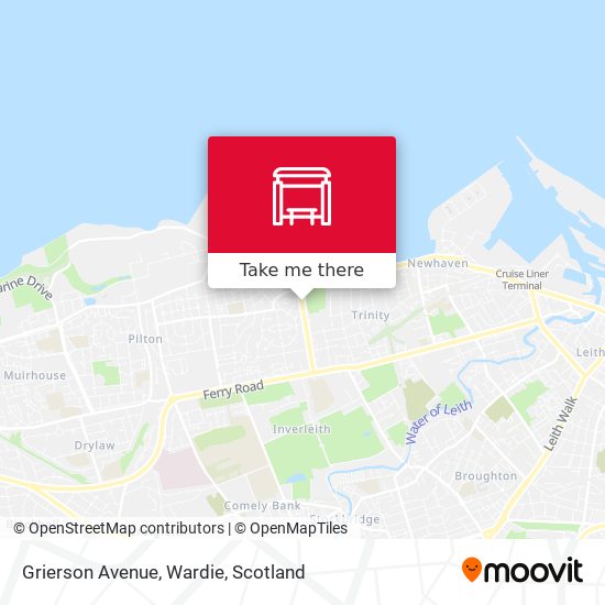 Grierson Avenue, Wardie map