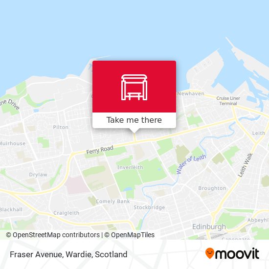 Fraser Avenue, Wardie map