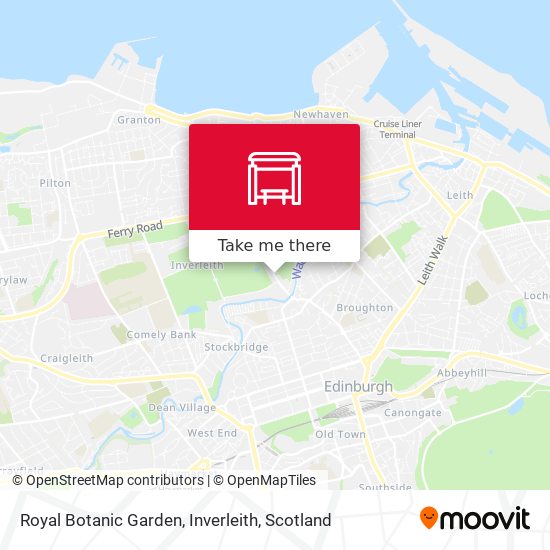 Royal Botanic Garden, Inverleith map