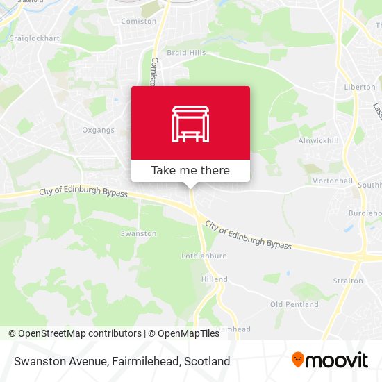 Swanston Avenue, Fairmilehead map