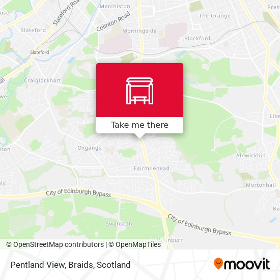 Pentland View, Braids map