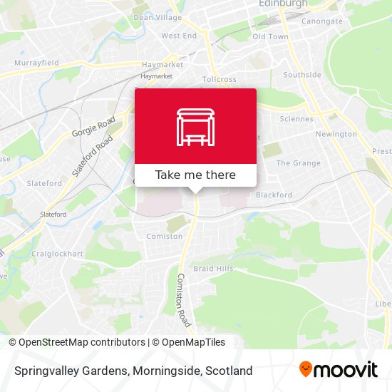 Springvalley Gardens, Morningside map