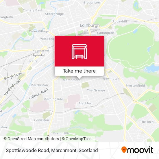 Spottiswoode Road, Marchmont map