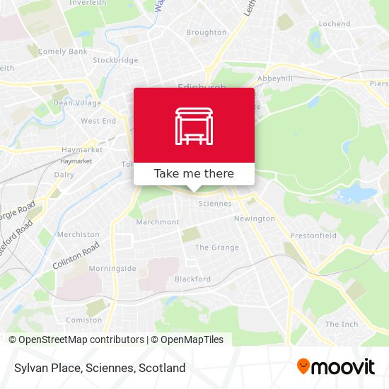 Sylvan Place, Sciennes map