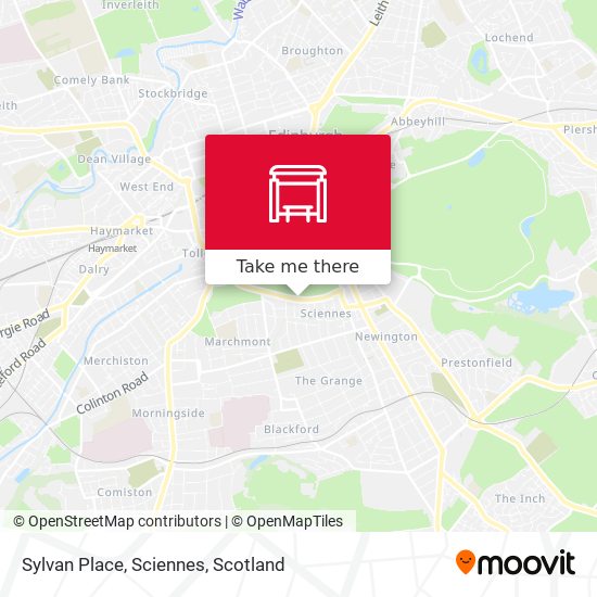 Sylvan Place, Sciennes map