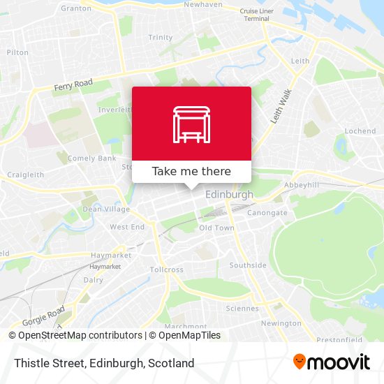 Thistle Street, Edinburgh map
