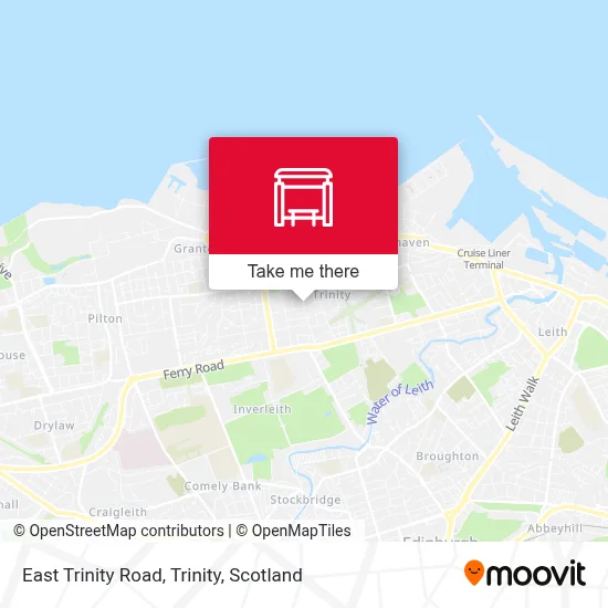 East Trinity Road, Trinity map