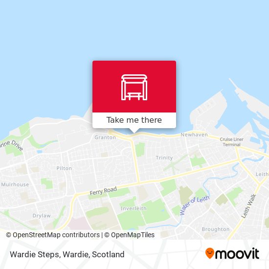 Wardie Steps, Wardie map