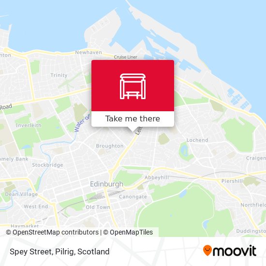 Spey Street, Pilrig map