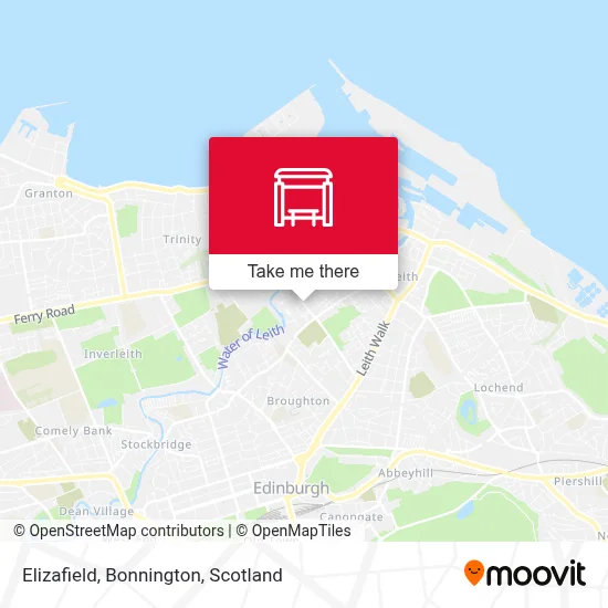 Elizafield, Bonnington map