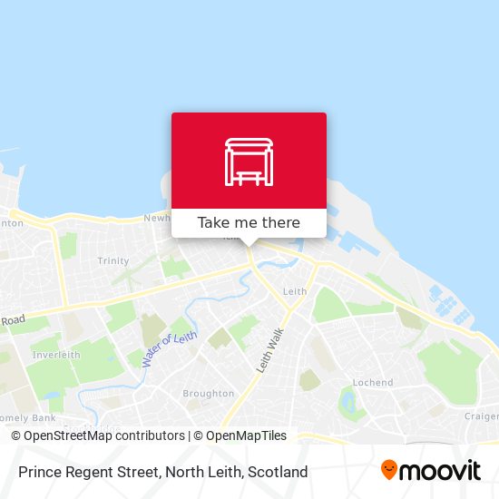 Prince Regent Street, North Leith map