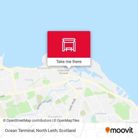 Ocean Terminal, North Leith map