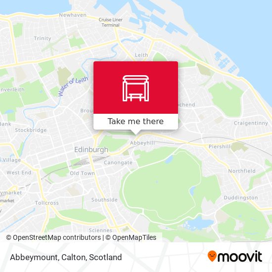 Abbeymount, Calton map
