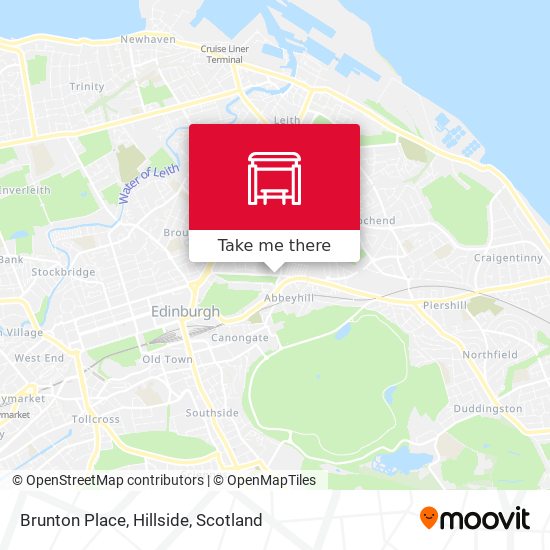 Brunton Place, Hillside map