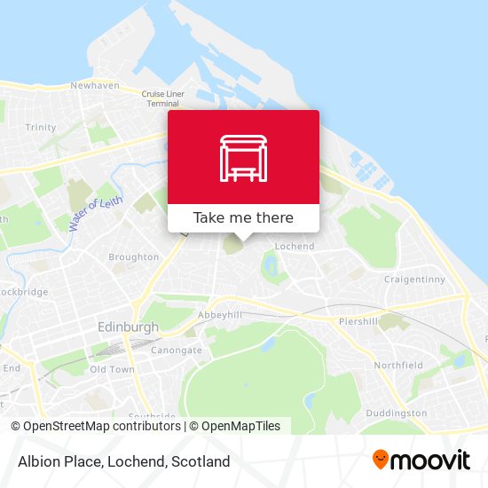 Albion Place, Lochend map