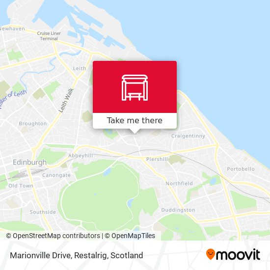 Marionville Drive, Restalrig map