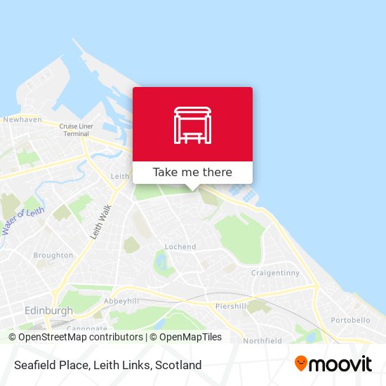Seafield Place, Leith Links map