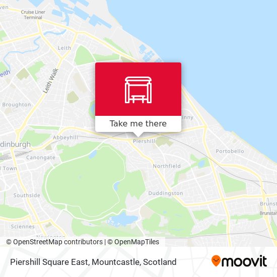 Piershill Square East, Mountcastle map