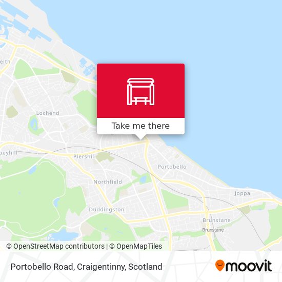 Portobello Road, Craigentinny map