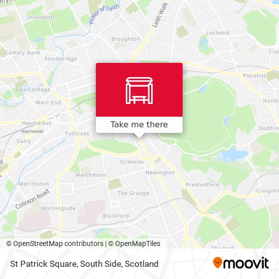 St Patrick Square, South Side map