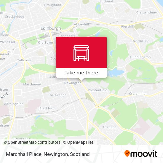 Marchhall Place, Newington map