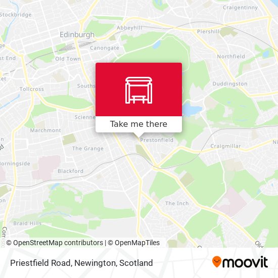 Priestfield Road, Newington map