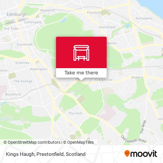 Kings Haugh, Prestonfield map