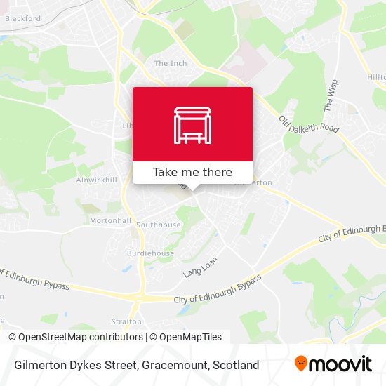 Gilmerton Dykes Street, Gracemount map