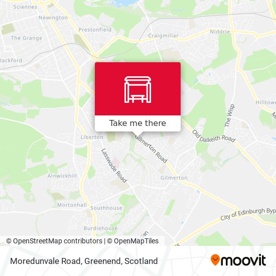 Moredunvale Road, Greenend map