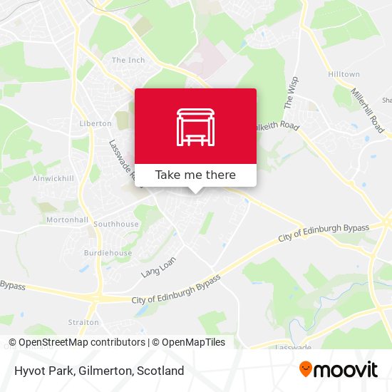Hyvot Park, Gilmerton map