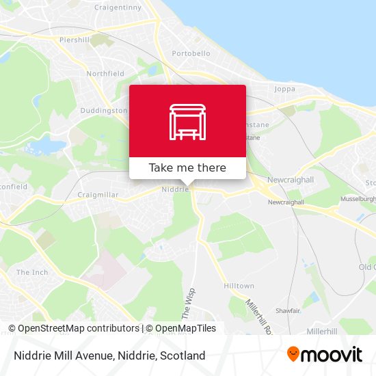 Niddrie Mill Avenue, Niddrie map