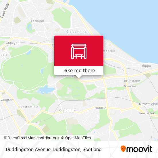 Duddingston Avenue, Duddingston map