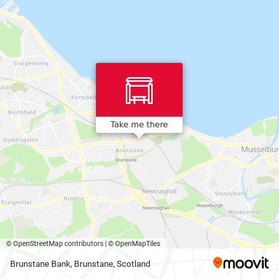 Brunstane Bank, Brunstane map