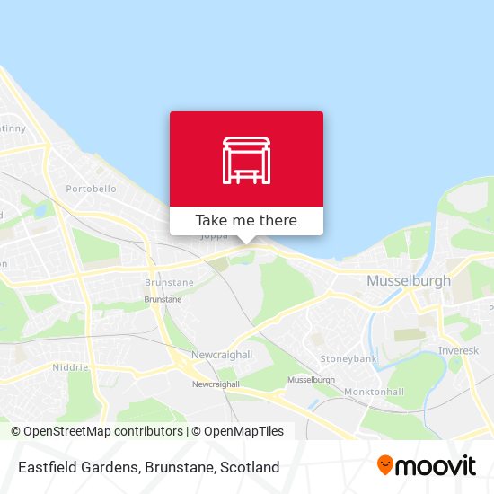 Eastfield Gardens, Brunstane map