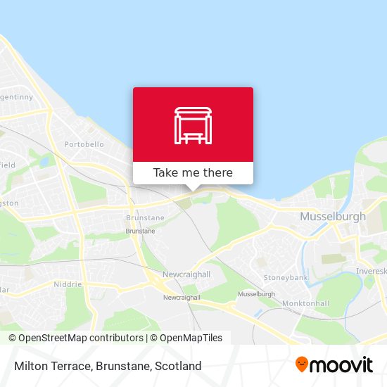 Milton Terrace, Brunstane map