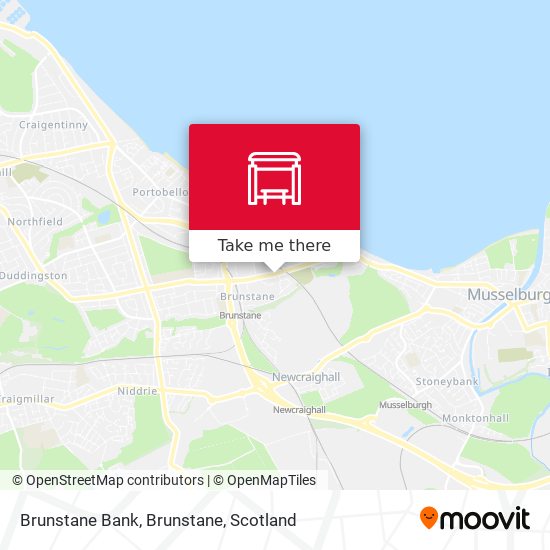 Brunstane Bank, Brunstane map