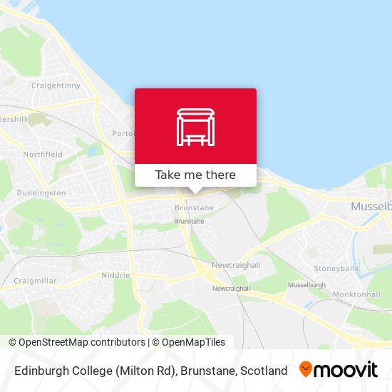 Edinburgh College (Milton Rd), Brunstane map